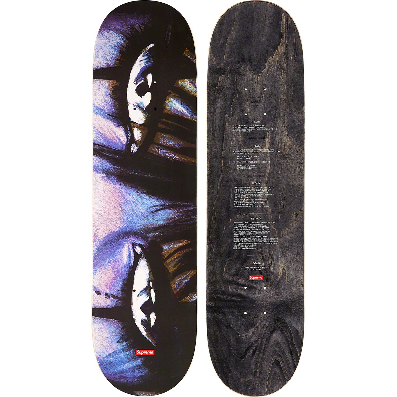 Supreme/The Crow Skateboard